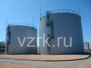 Строительство двух РВС-4000 для горячей воды в городе Волжском Волгоградской области